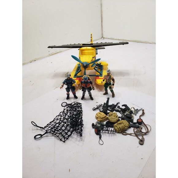 Animal Planet Other - Animal Planet Wild Quest Rescue Sea Plane Action Figures Accessories Incomplete